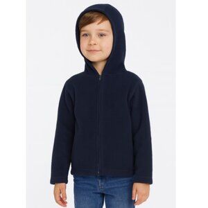 Jumping Beans Navy Blue Fleece Hoodie (Toddler Size 2T)